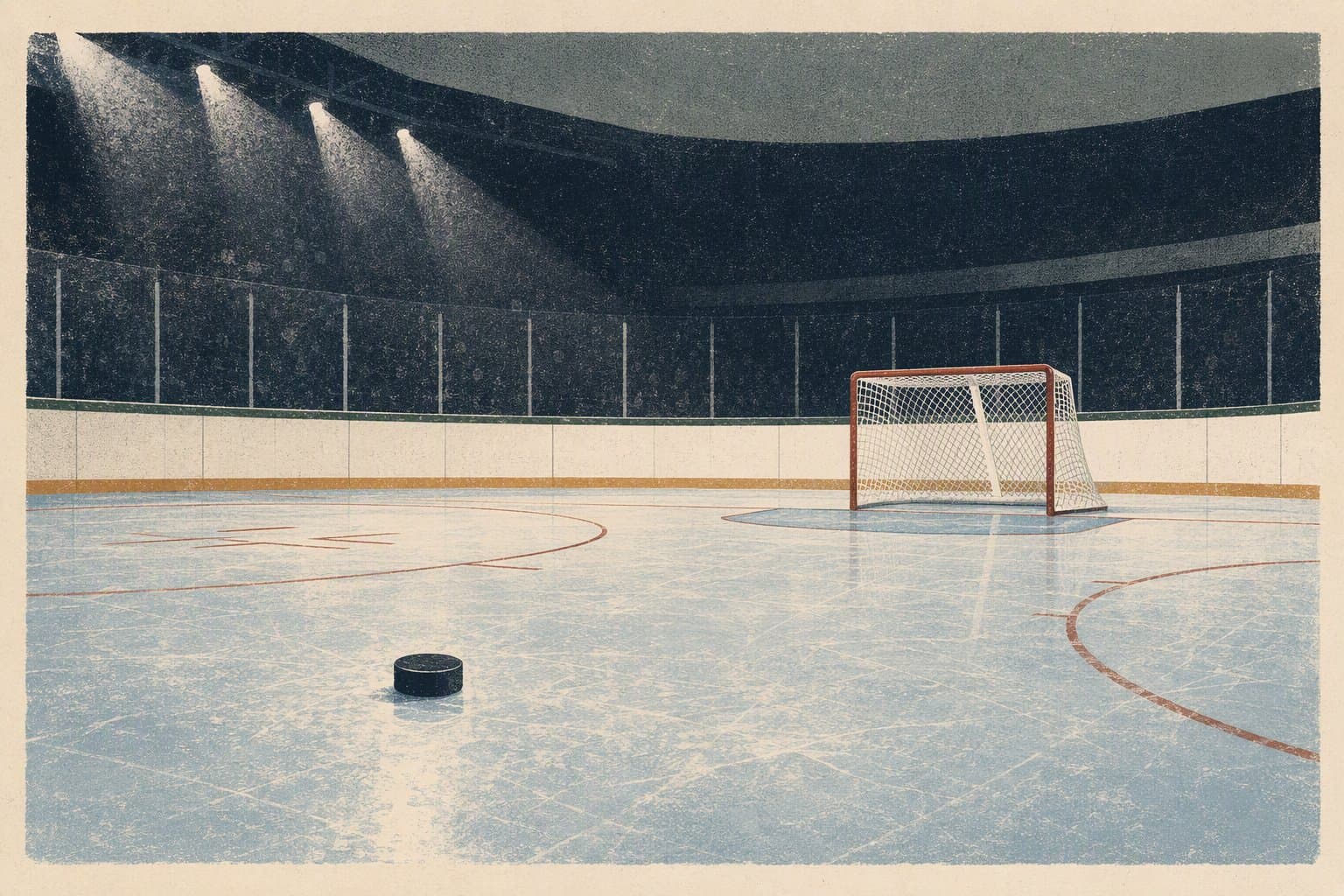 Hockey Game Setback - illustration, Jake Team LLC
