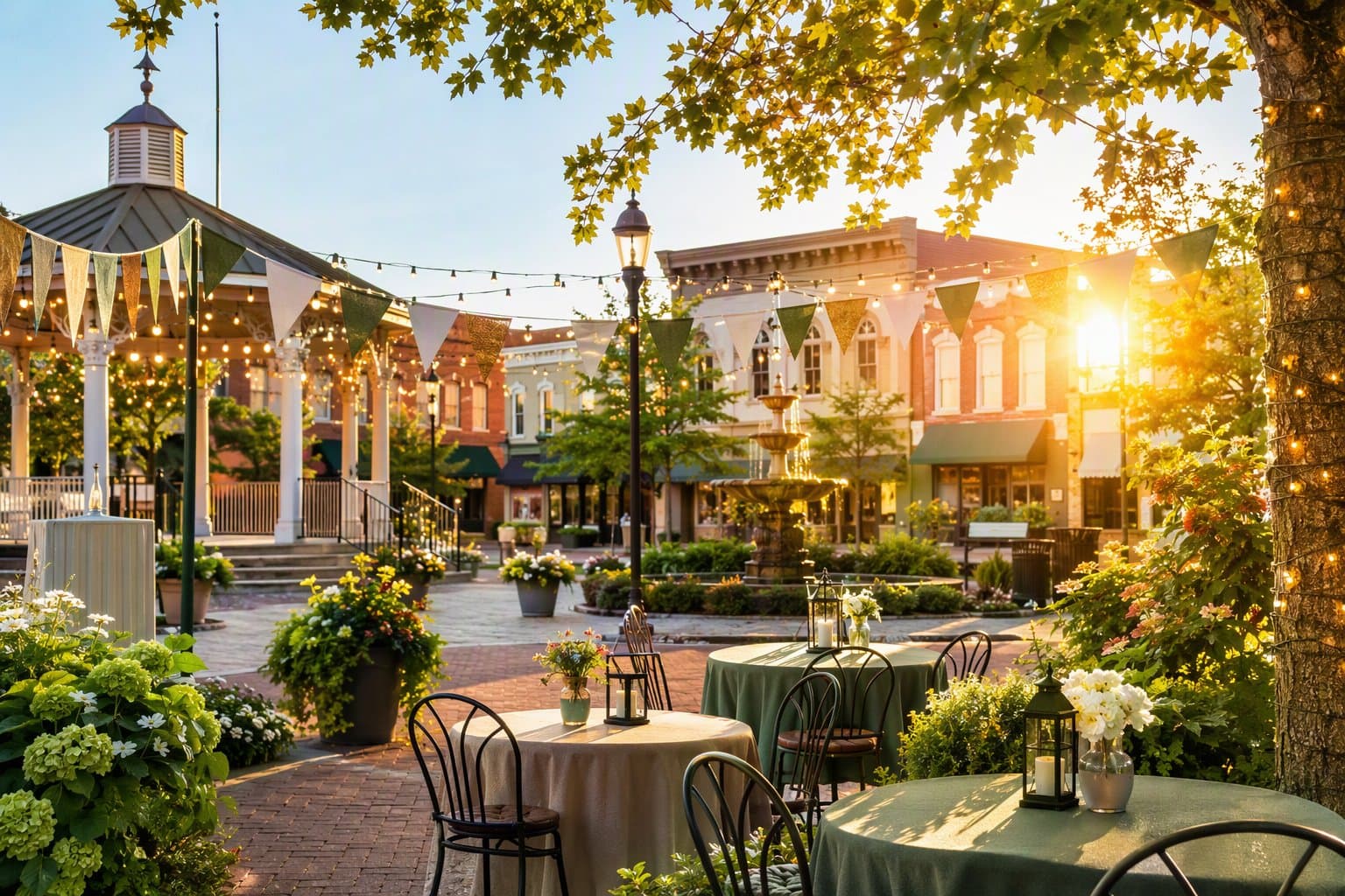 Saratoga Community Celebration - illustration, Jake Team LLC