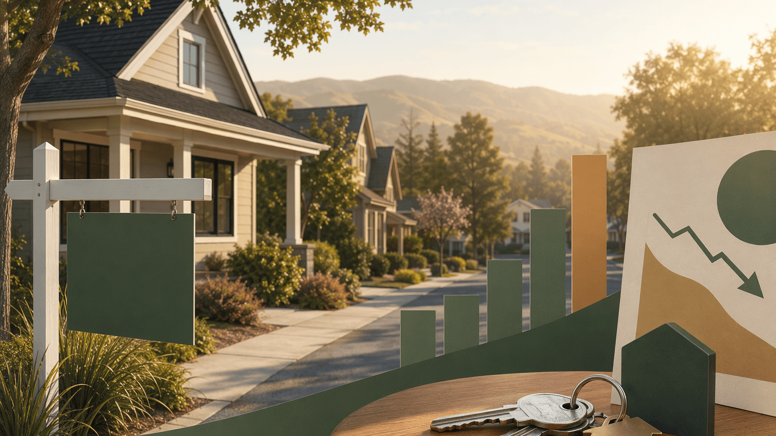 Saratoga housing market. Illustration: Jake Team LLC