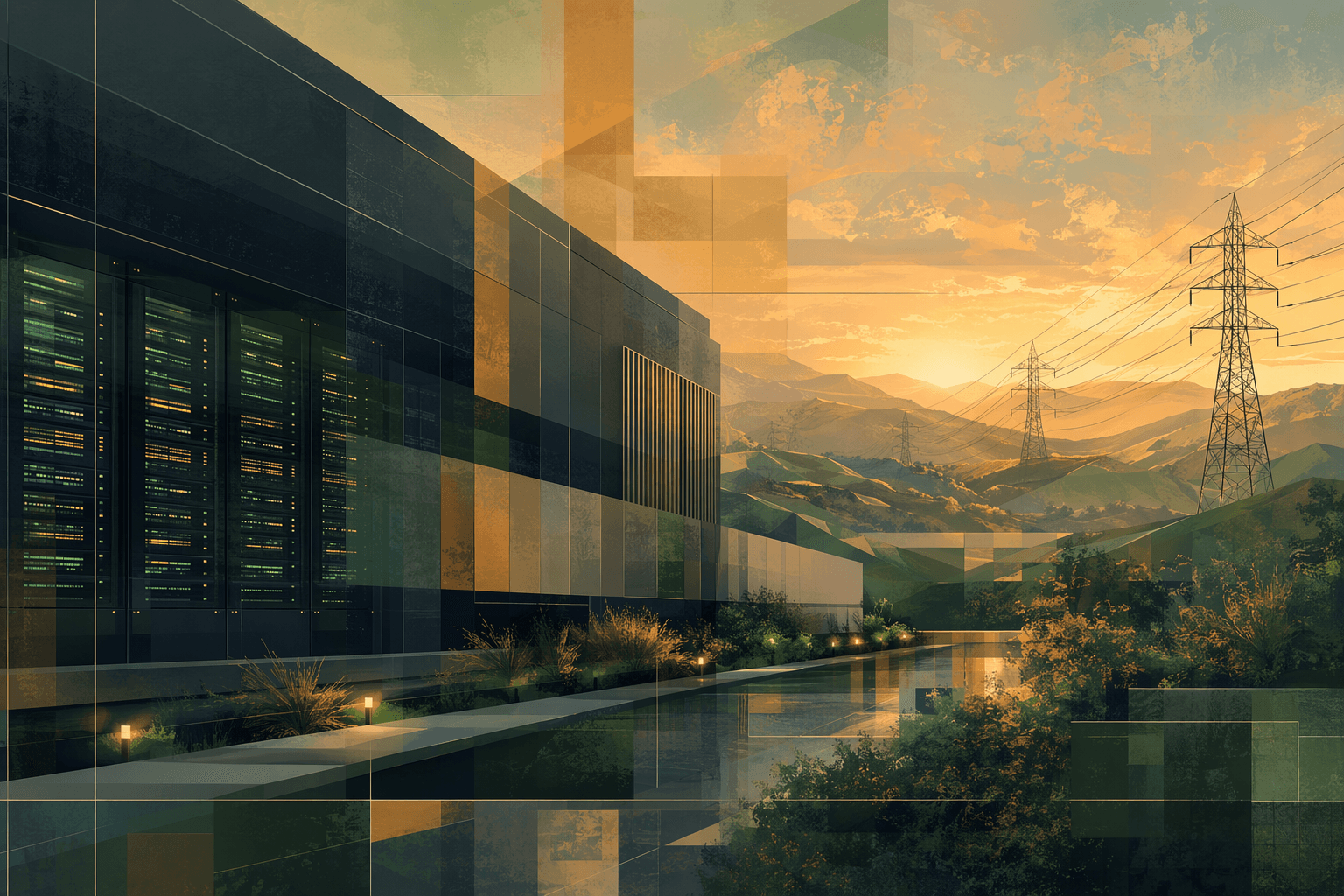 Data center hub - illustration, Jake Team LLC