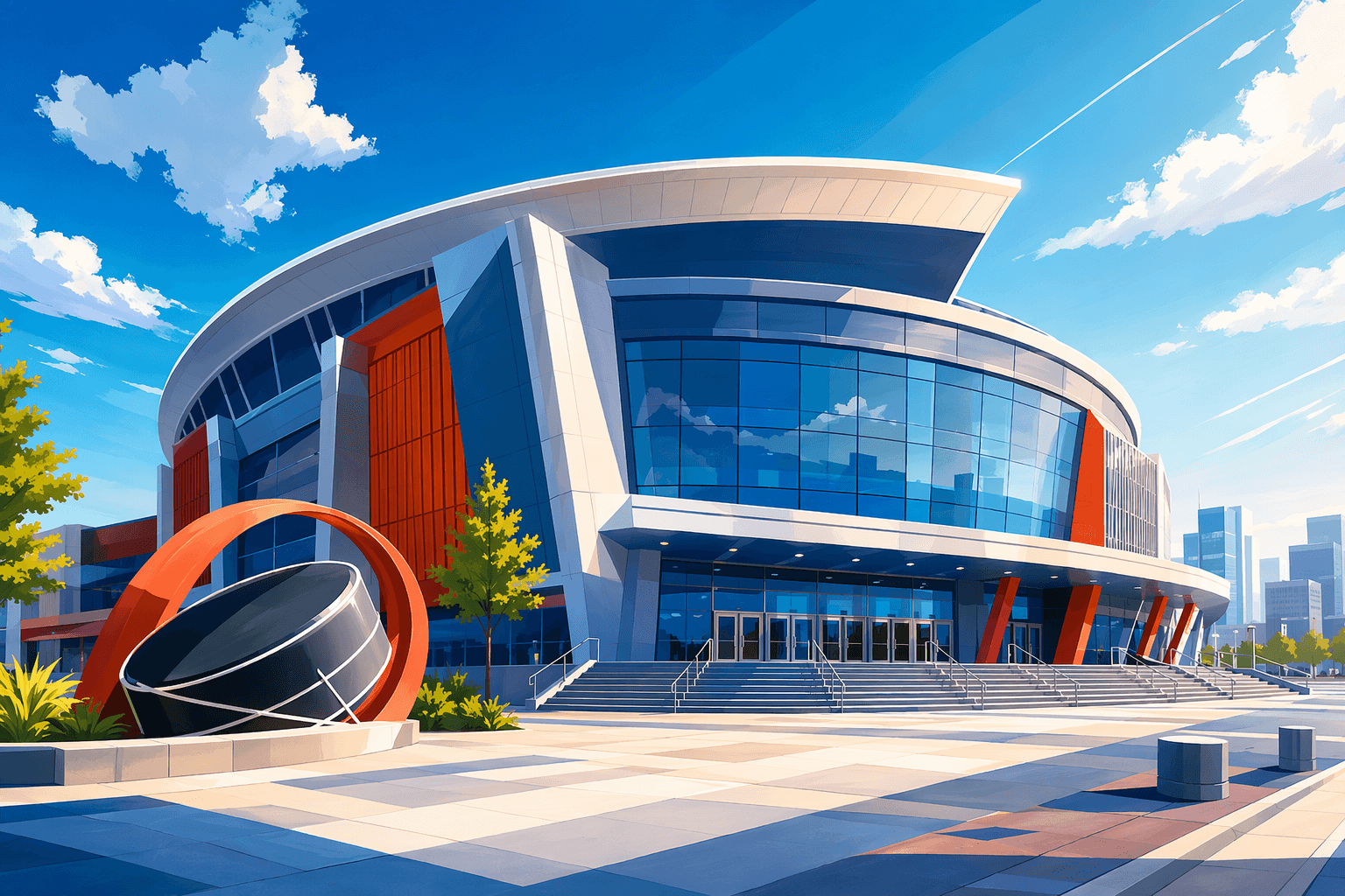 Basketball arena - illustration, Jake Team LLC