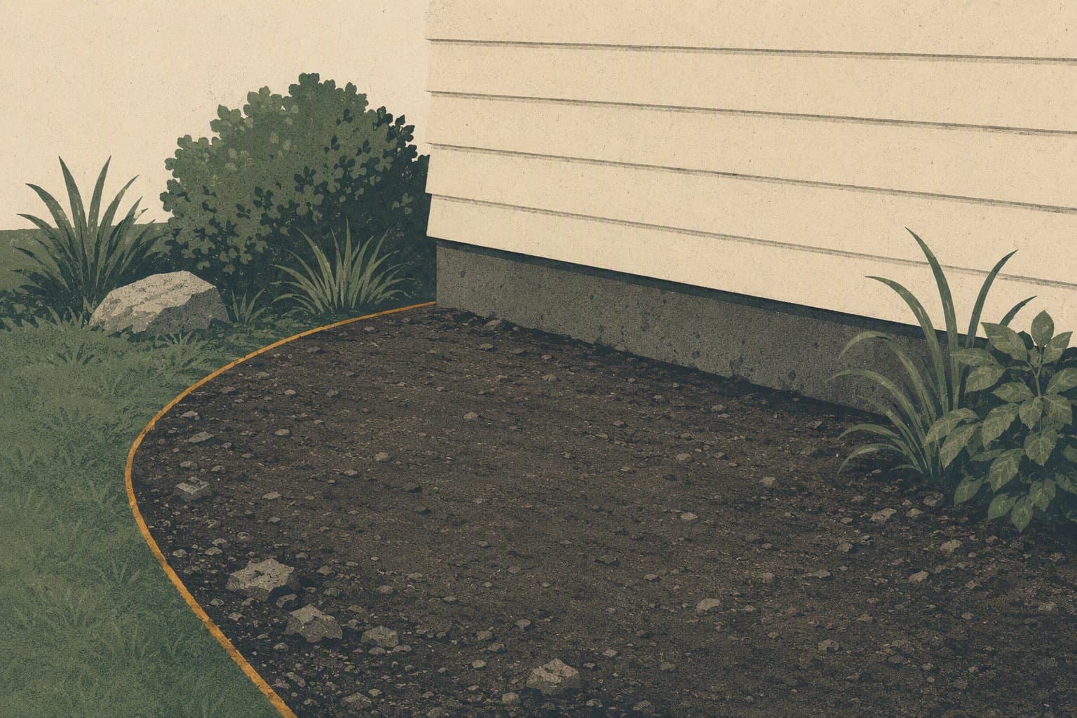 defensible space zone - illustration, Jake Team LLC