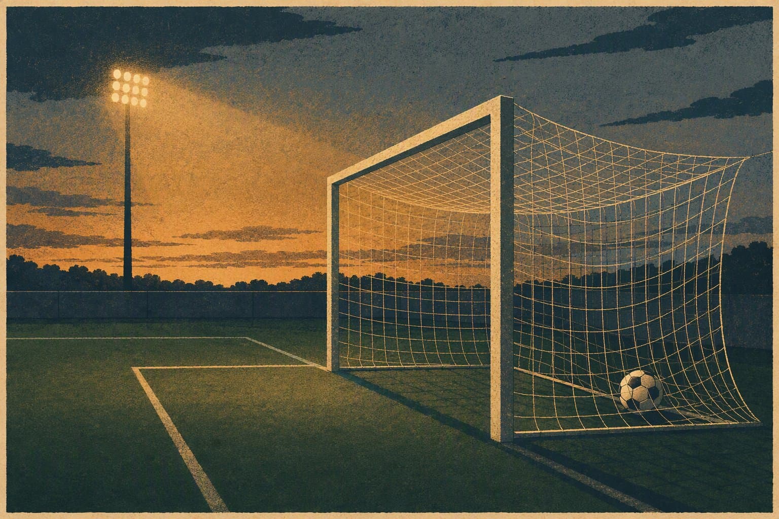 Late Goal Victory - illustration, Jake Team LLC