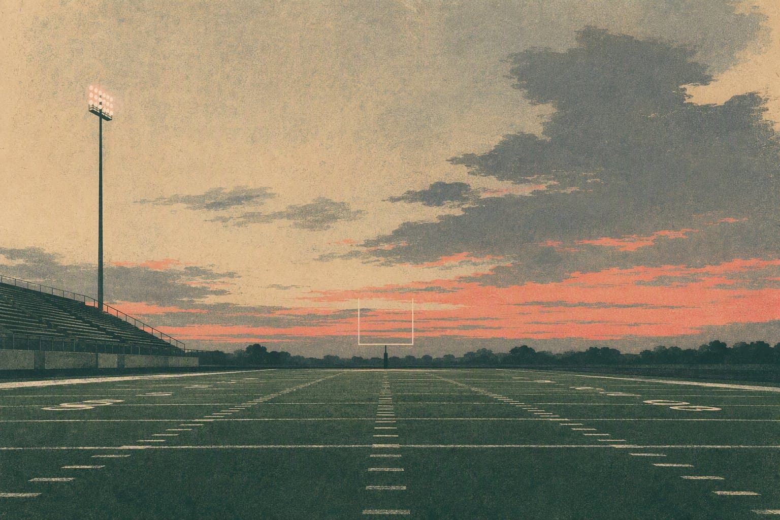 football field perspective - illustration, Jake Team LLC