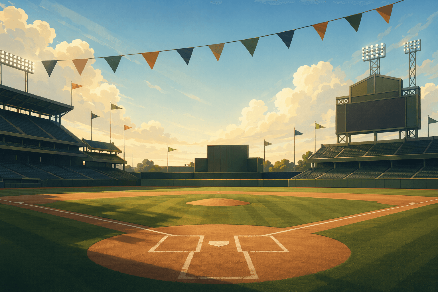Baseball game - illustration, Jake Team LLC