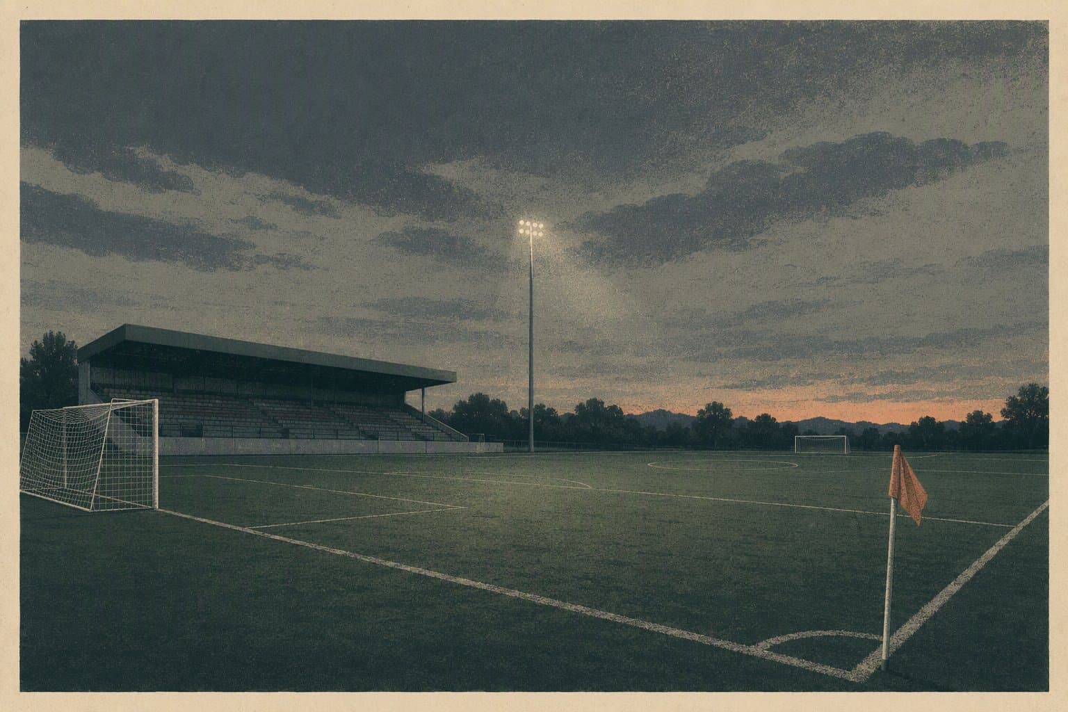 empty stadium - illustration, Jake Team LLC