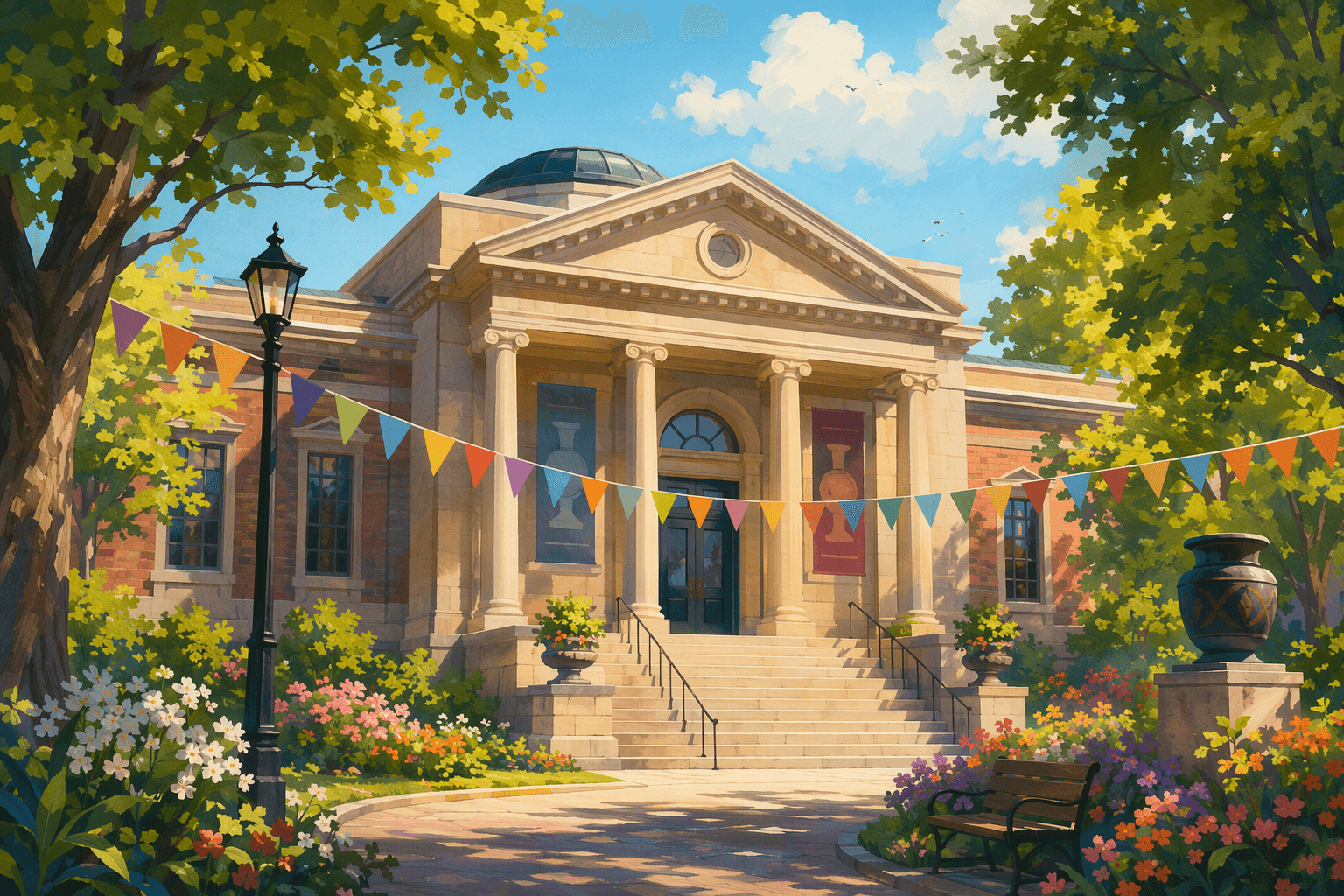 Museum events - illustration, Jake Team LLC