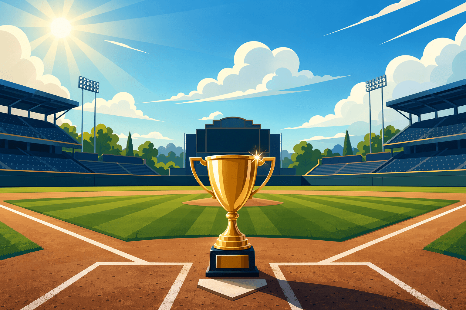 Baseball victory - illustration, Jake Team LLC