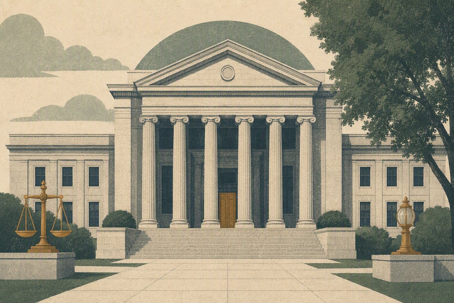 Justice and Order - illustration, Jake Team LLC