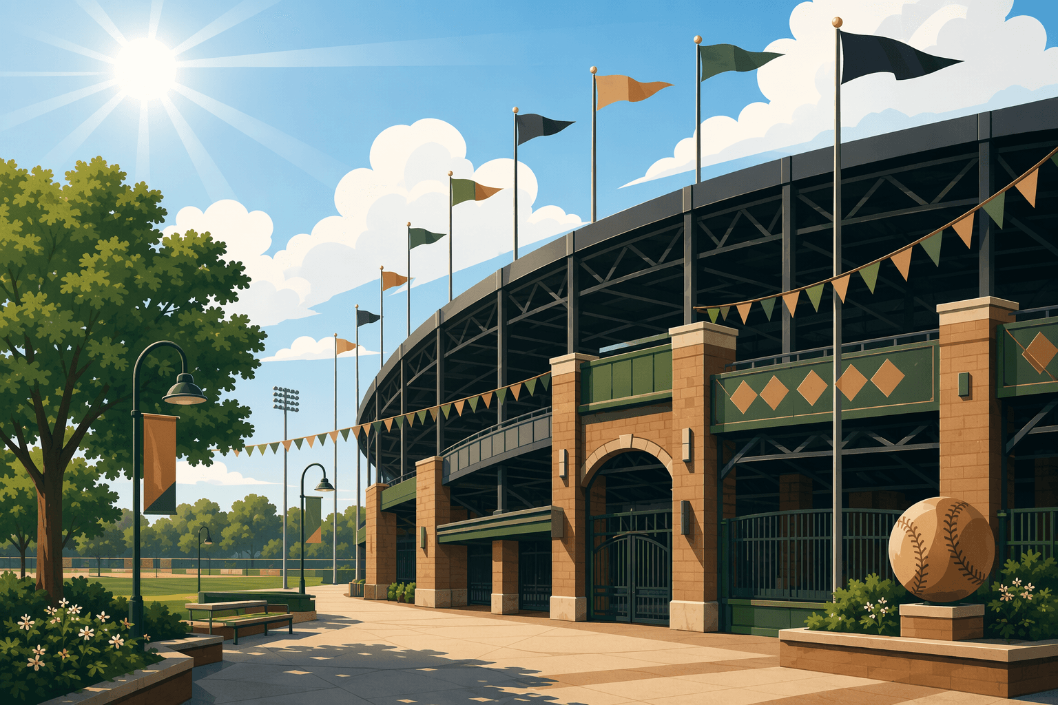 Late Inning Victory - illustration, Jake Team LLC