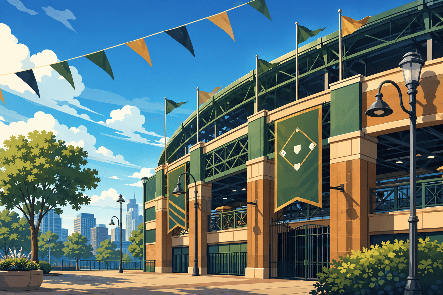 Baseball Victory - illustration, Jake Team LLC
