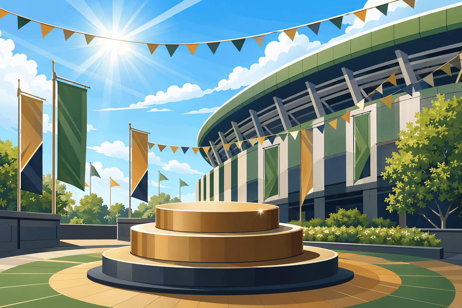 Victory Celebration - illustration, Jake Team LLC