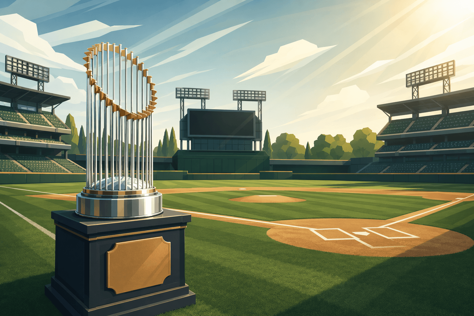 Baseball Victory - illustration, Jake Team LLC