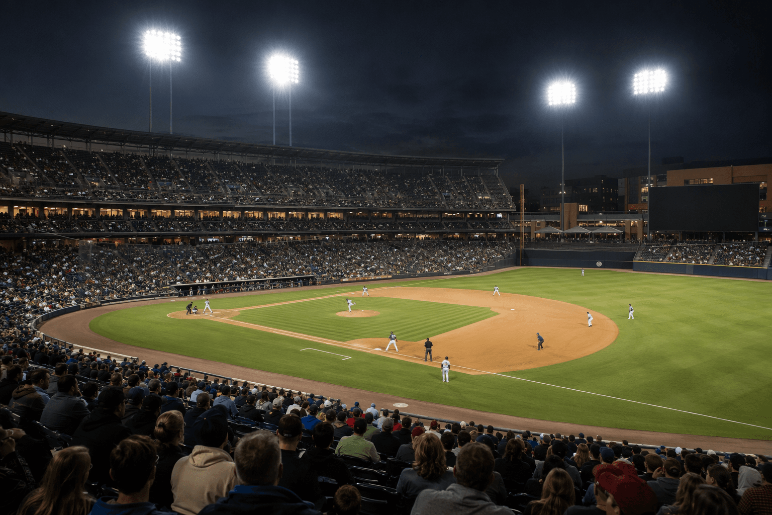late inning baseball drama - illustration, Jake Team LLC