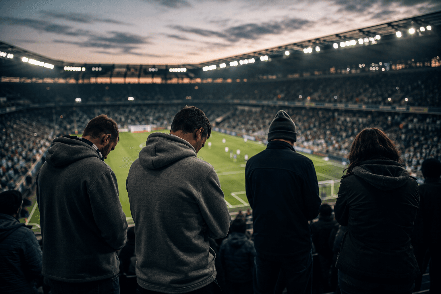 soccer match atmosphere - illustration, Jake Team LLC