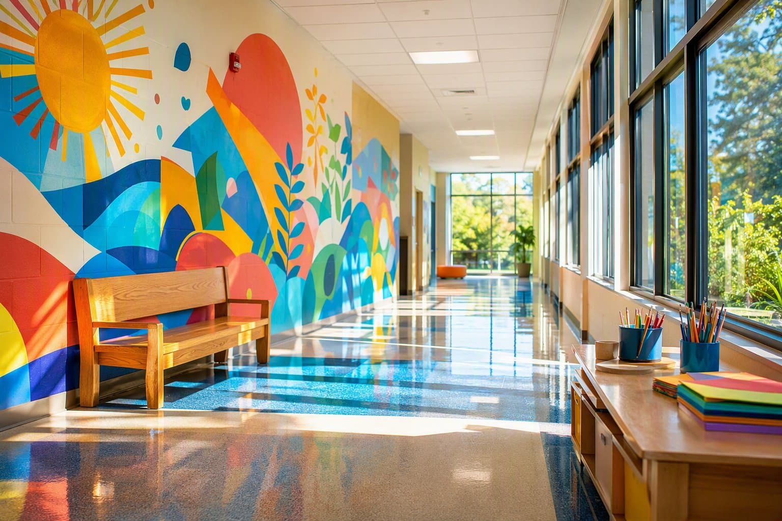 School Art Renewal - illustration, Jake Team LLC