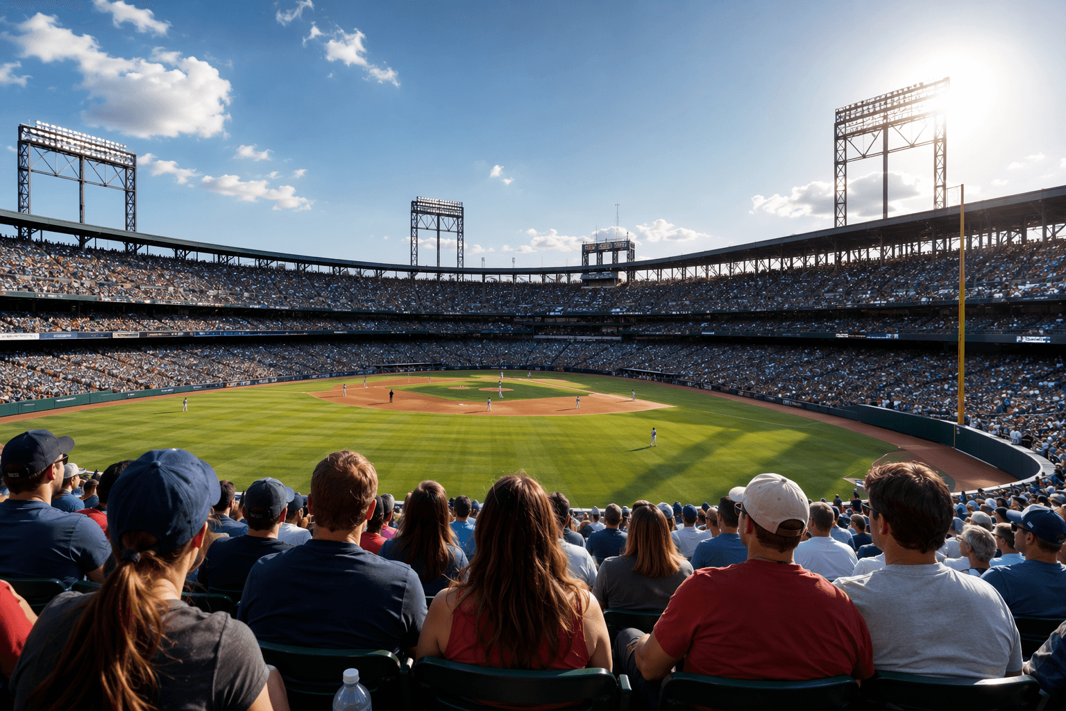 baseball stadium atmosphere - illustration, Jake Team LLC
