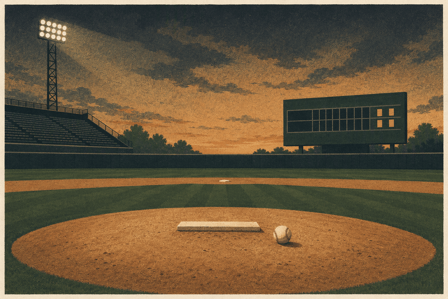 Baseball Shutout - illustration, Jake Team LLC