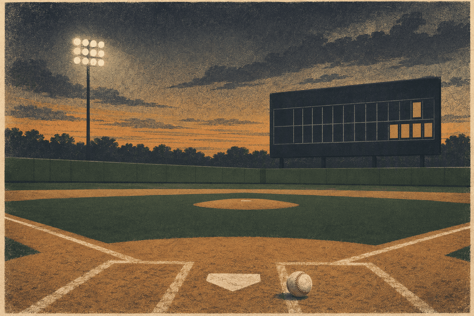 Baseball Deficit - illustration, Jake Team LLC