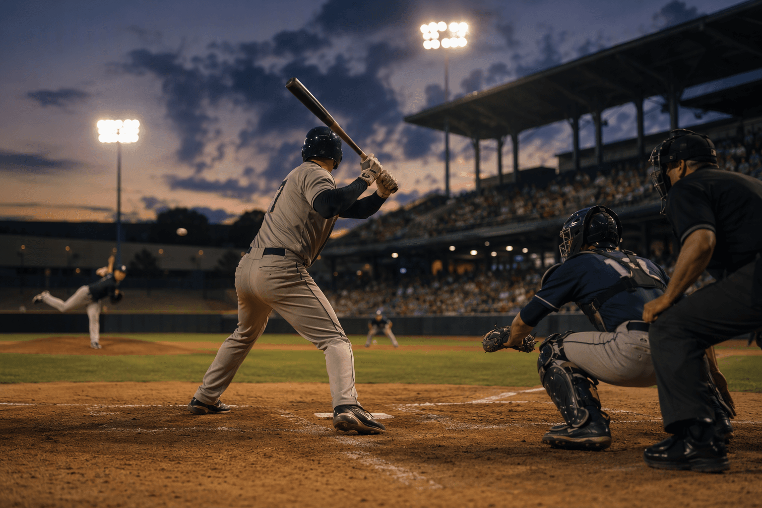 late inning baseball - illustration, Jake Team LLC