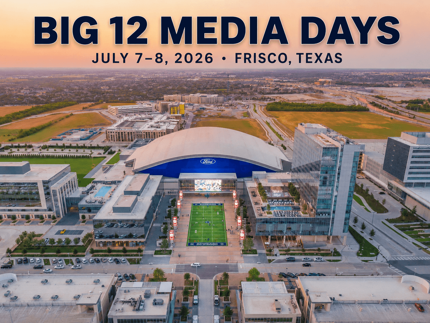 Ford Center at The Star in Frisco, site of Big 12 Football Media Days