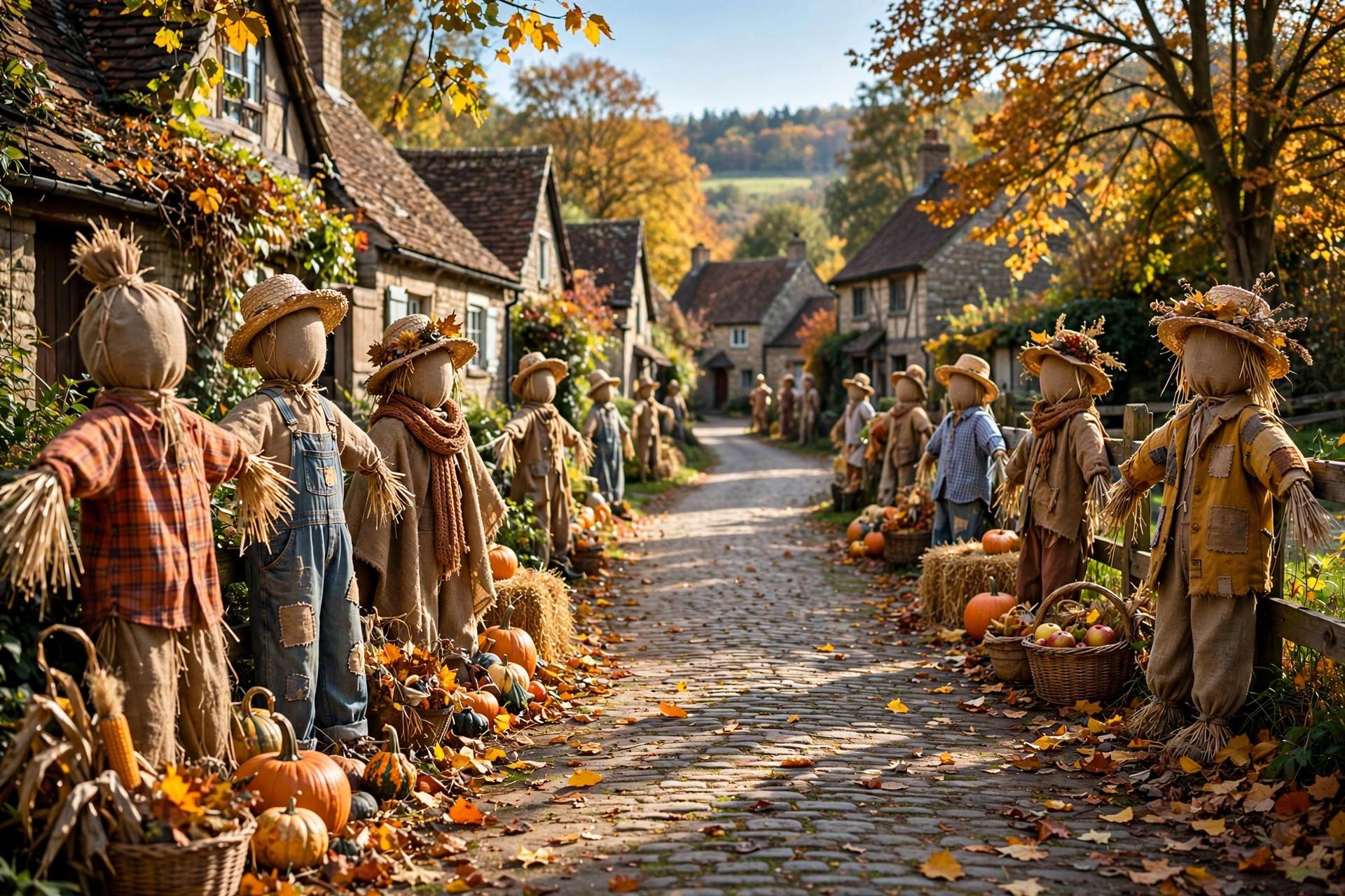 SCAREatoga Scarecrow Competition — Illustration by Jake Team LLC