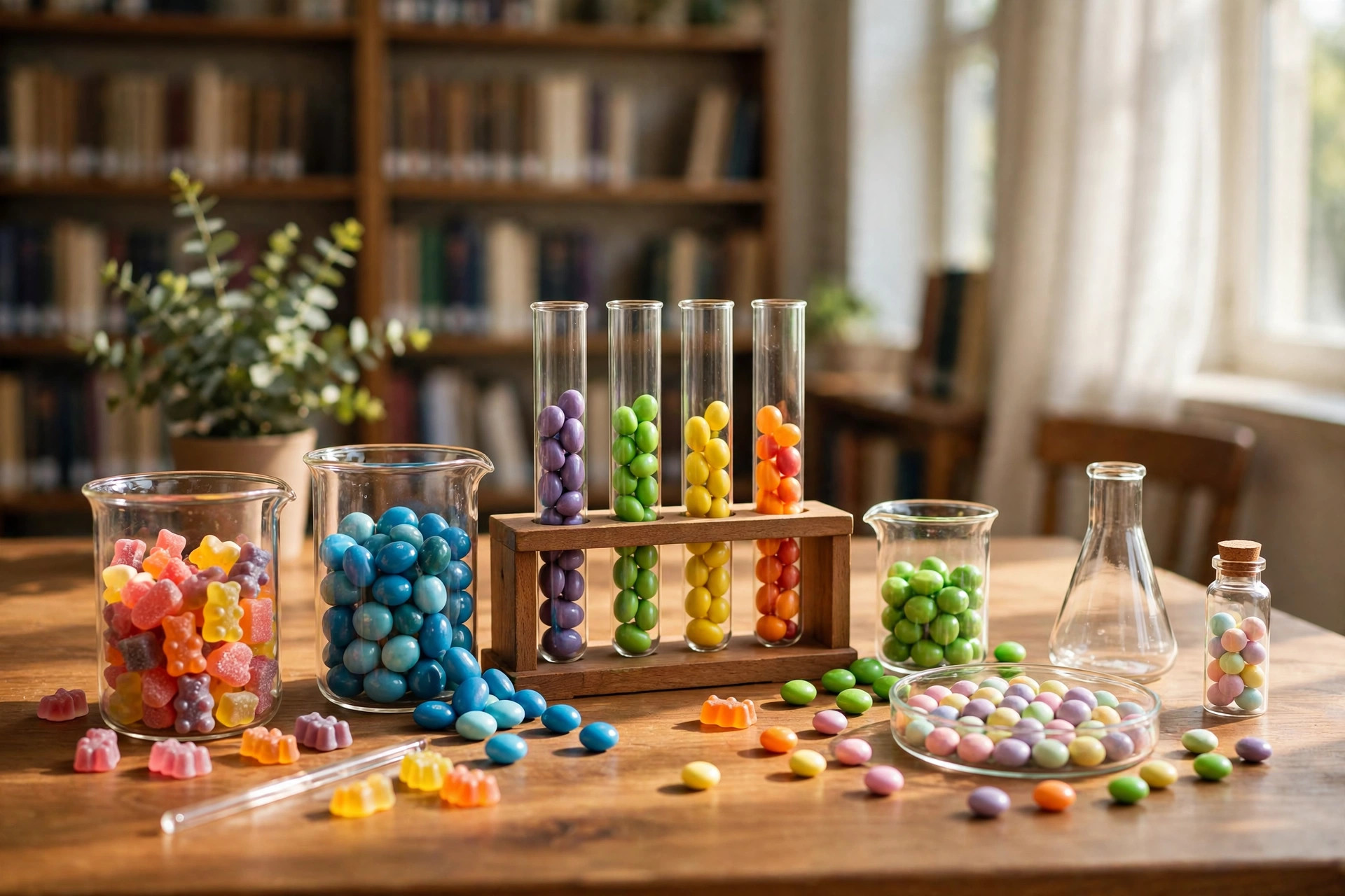 STEMtober: Candy Experiments — Illustration by Jake Team LLC