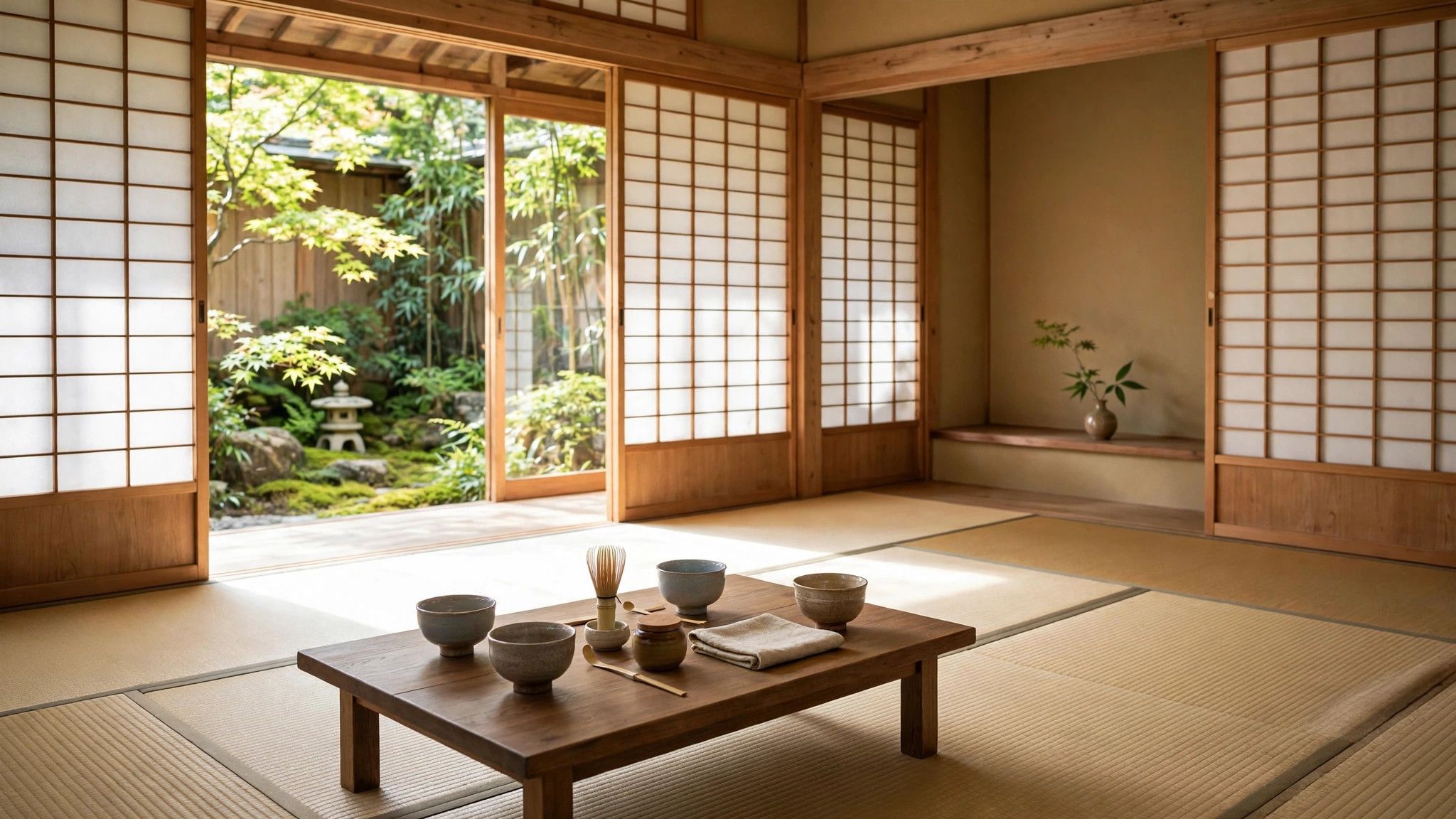Tea Ceremony Demonstration — Illustration by Jake Team LLC